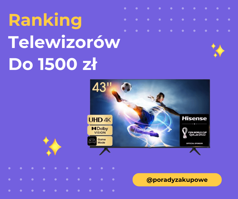 Ranking Telewizorów Do 1500 zł