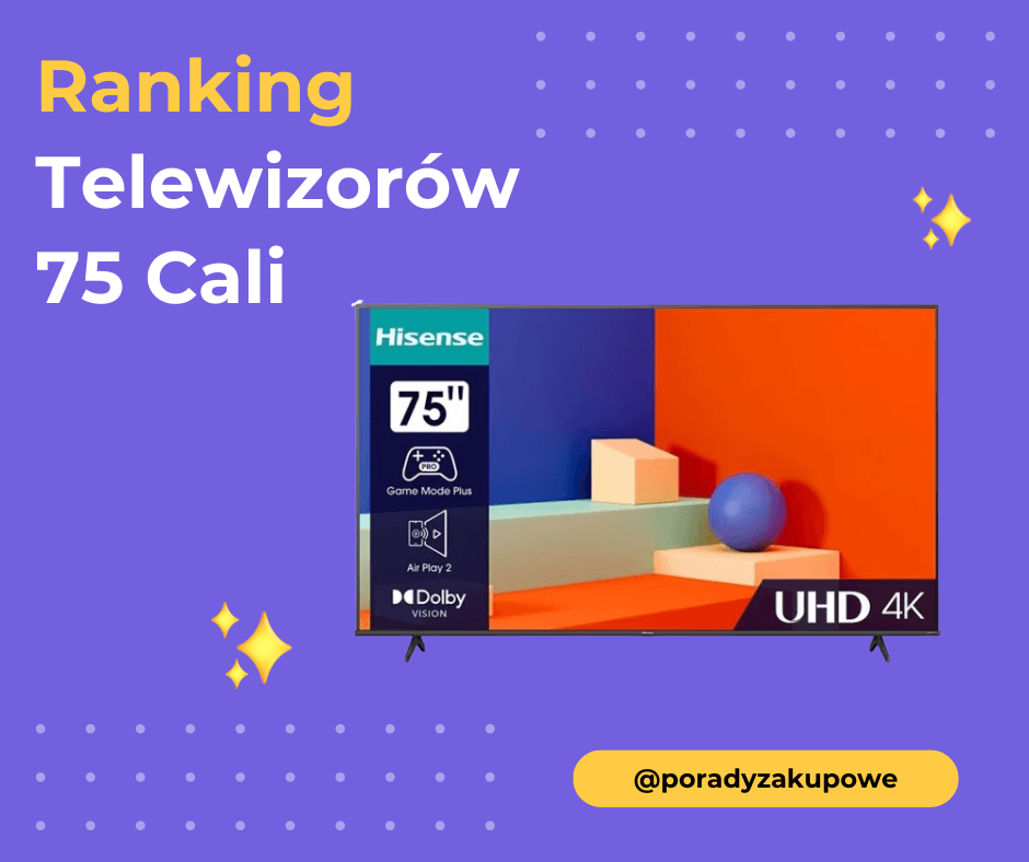 Ranking Telewizorów 75 Cali